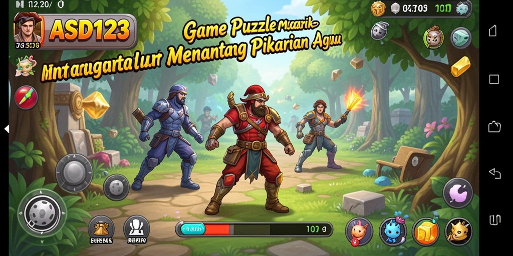 Tampilan gameplay ASD123 yang menantang dan menarik.