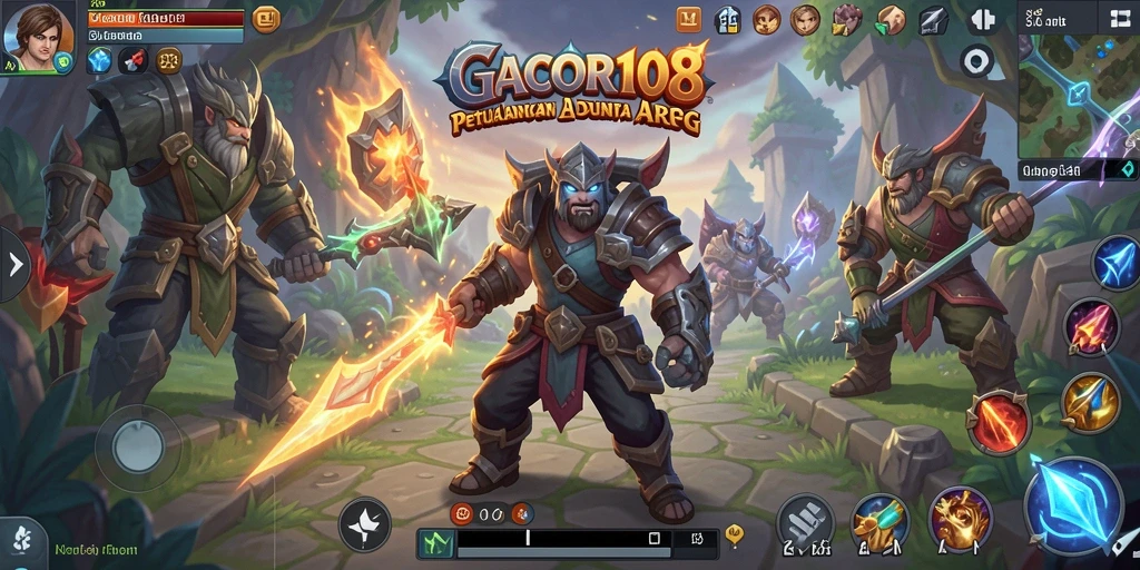 Tangkapan layar GACOR108 menampilkan aksi pertarungan mendebarkan dalam dunia ARPG.