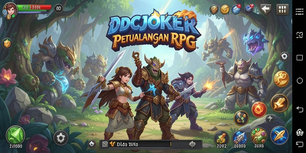 Gameplay RPG IDCJOKER yang menakjubkan dan penuh aksi.