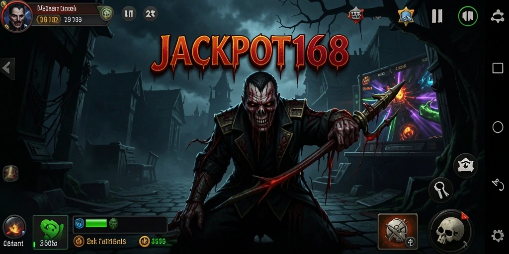 Tampilan menegangkan dari momen mencekam di JACKPOT168.