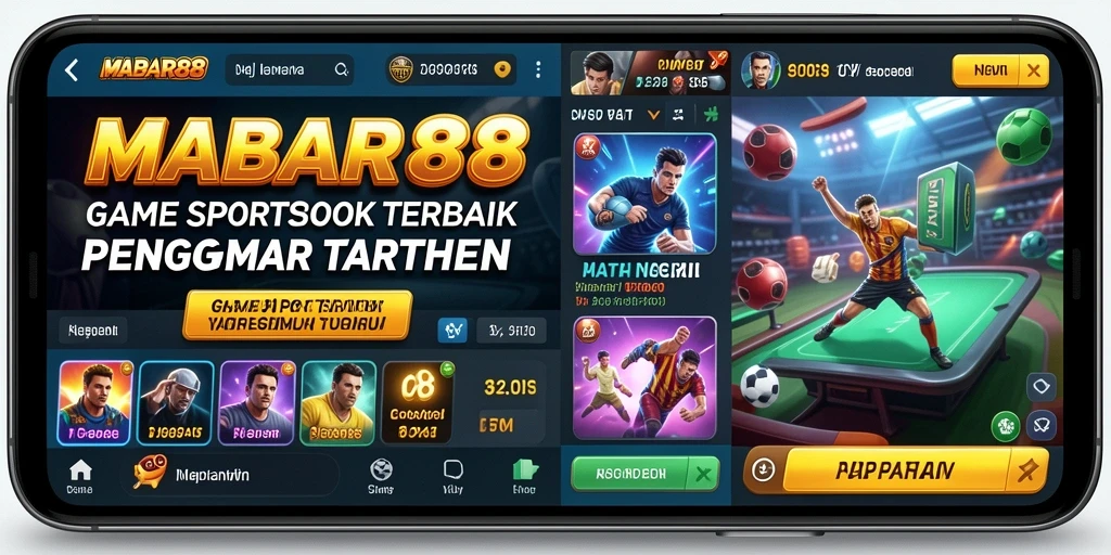 Tampilan gameplay MABAR88 yang menarik dengan banyak pilihan taruhan.