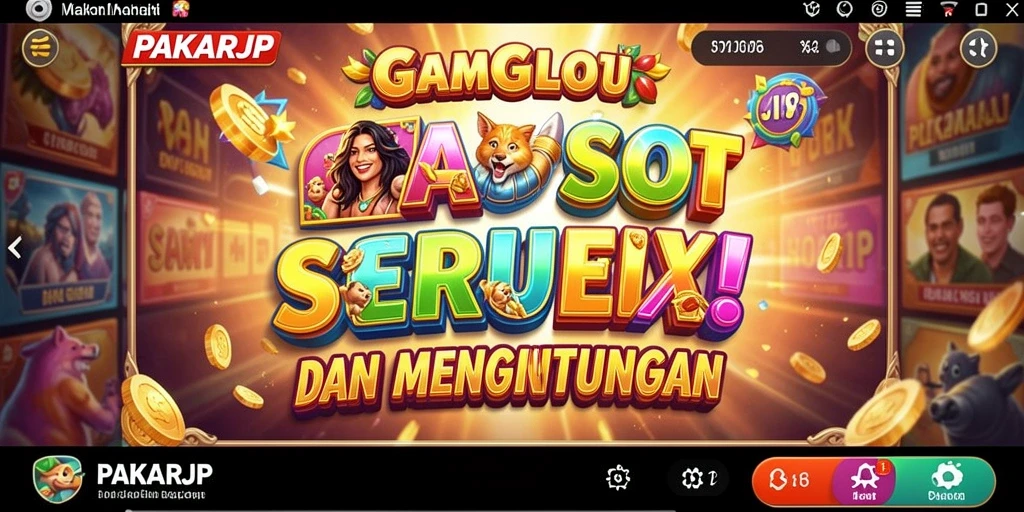Screenshot gameplay seru PAKARJP dengan grafis menawan.