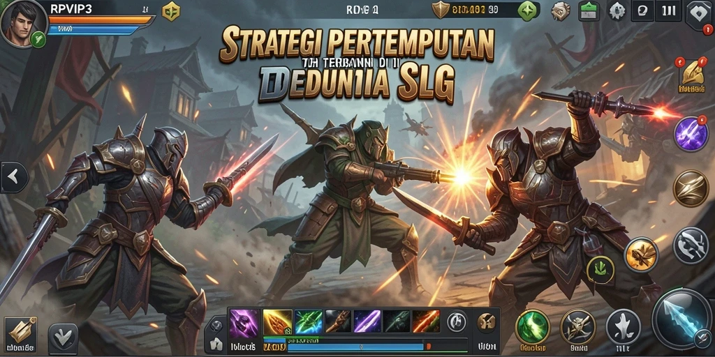 Tampilan gameplay menakjubkan dari RPVIP3 dengan pertempuran strategi.