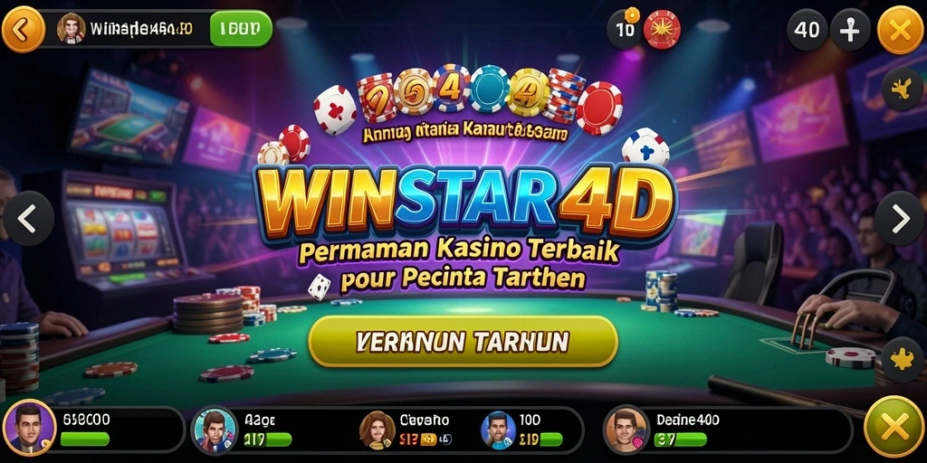 Tampilan menarik saat bermain game Kasino di WINSTAR4D.